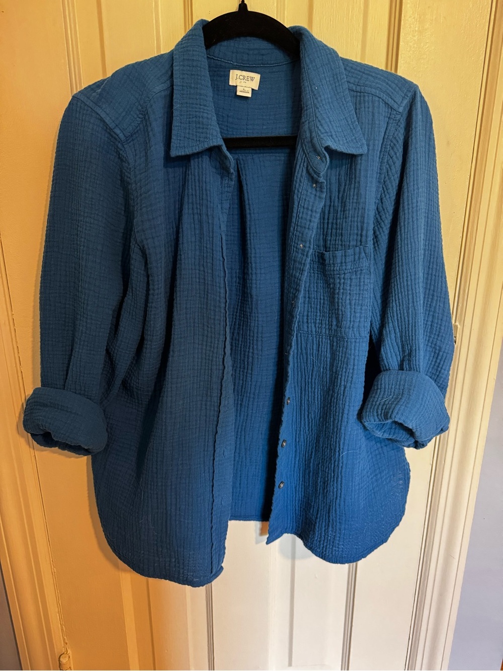 Gauze button up top from JCREW Factory size L